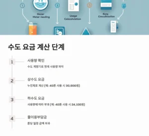 아파트 수도 요금 계산 방법