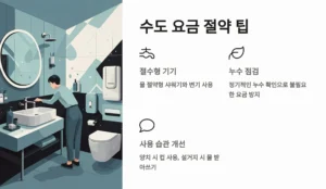 수도 요금 절약 팁