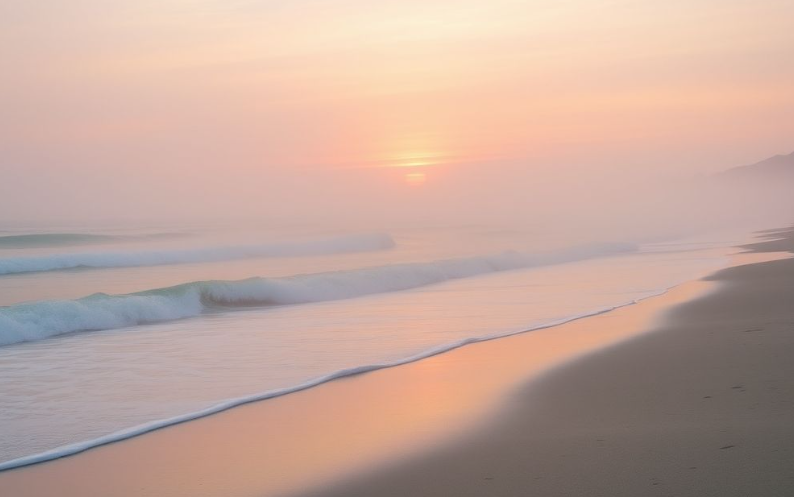 새벽 빛이 부드러운 칠성담, 오전 야외 활동이 가장 쾌적한 이유를 보여줍니다.