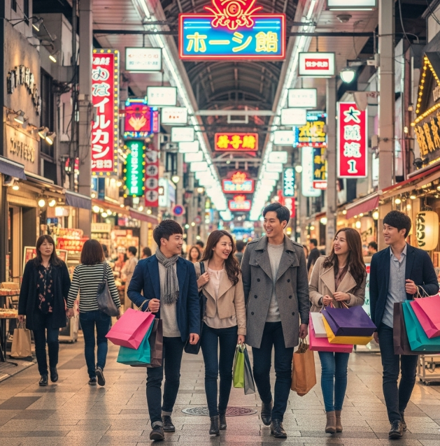 여행의 즐거움, 두 손 가득 채워가는 다누키코지 쇼핑 타임!