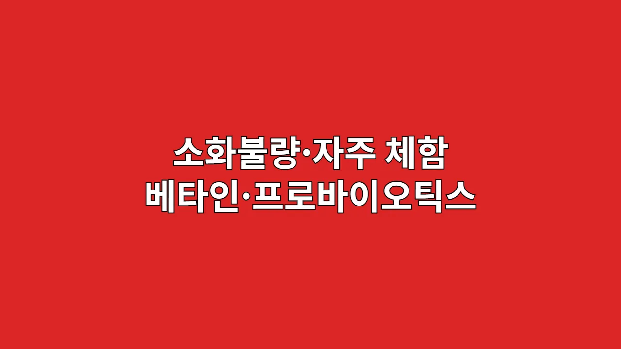 먹으면 더부룩, 자주 체하는 소화 시스템 병목현상 해결 전략 (2025년)