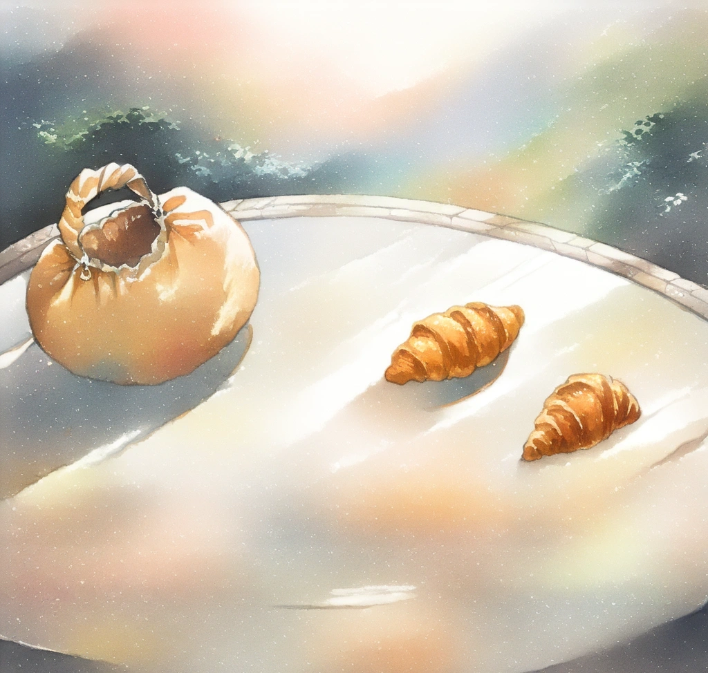 르메르 크루아상백(범백) 사이즈 가이드: 스몰 vs 라지 남녀 공용 크기 비교 - A minimalist interior with a Lemaire Croissant bag placed on a marble table next to a high-end fashion magazine