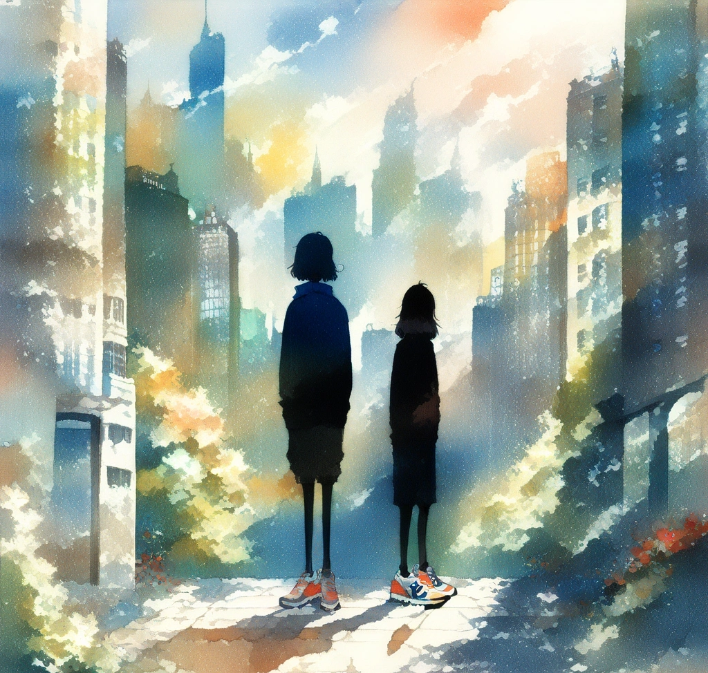 뉴발란스 327 사이즈 팁: 우먼스 vs 맨즈 모델 실측 및 핏 차이 - 뉴발란스 327을 착용하고 도심의 세련된 공간에서 휴식을 취하는 모습과 함께, 신발의 실루엣이 코디와 완벽하게 조화된 감성적인 클로즈업 사진