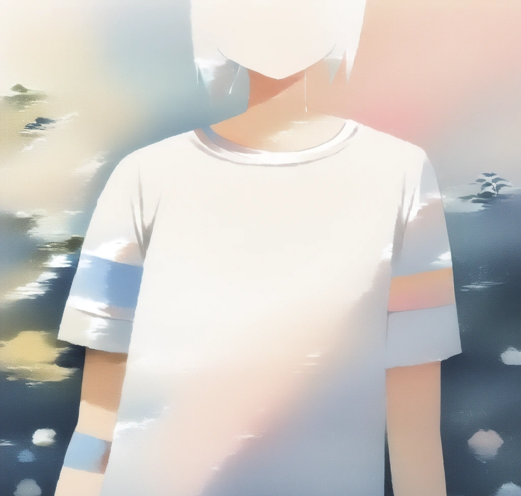 해외 직구 톰브라운 반팔 티셔츠 사이즈 표기: 슬림핏 모델 실측 가이드 - 톰브라운 반팔 티셔츠의 삼색 테이핑 디테일과 고급스러운 면 소재의 질감이 느껴지는 클로즈업 사진