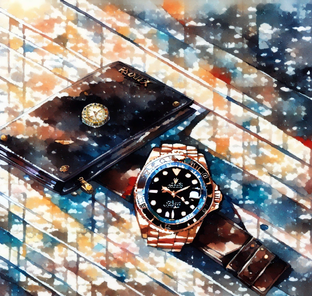 롤렉스 서브마리너 브레이슬릿 사이즈 팁: 미세 조정(글라이드록) 길이 실측 - A top-down professional shot of a Rolex Submariner placed on a sleek marble surface next to a high-end travel passport and a leather wallet, symbolizing the ultimate lifestyle asset and its enduring value.