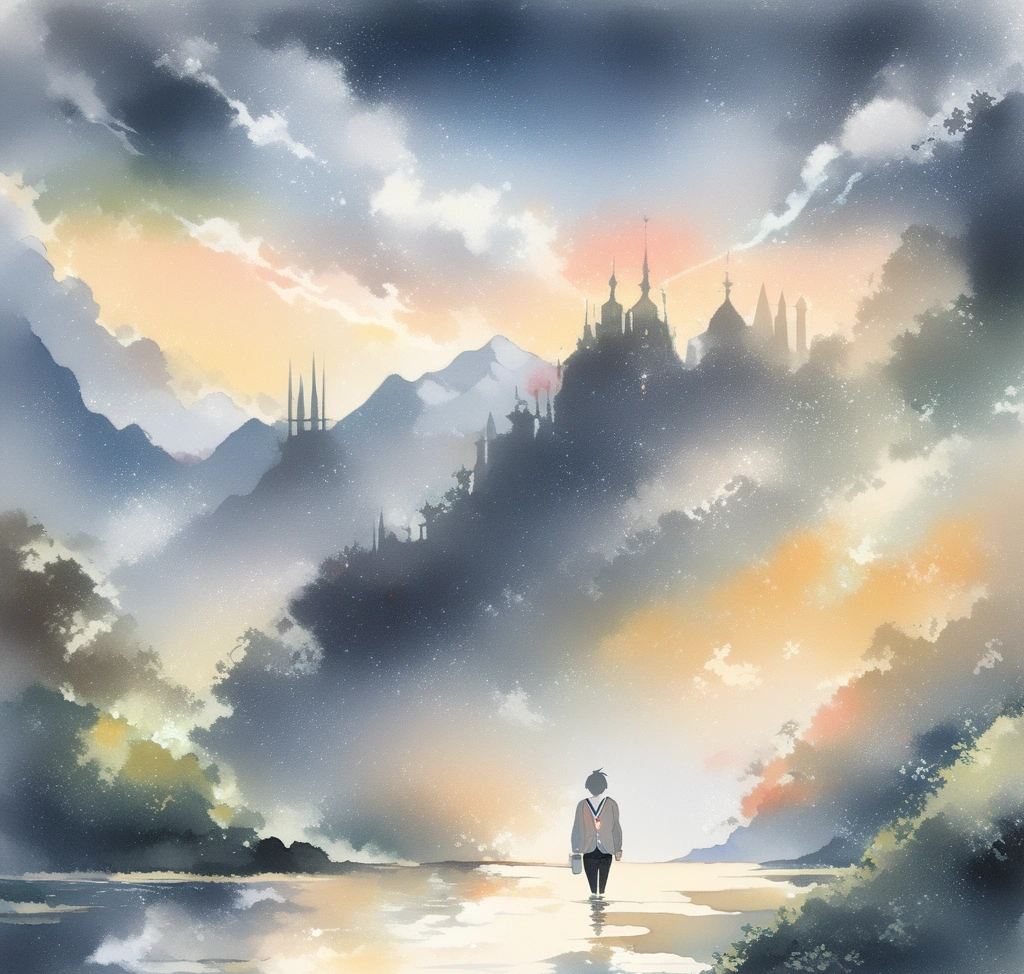 톰브라운 가디건 사이즈 가이드: 0, 1, 2, 3 숫자의 한국 규격 대조표 - 세련된 그레이 톤의 톰브라운 가디건이 정갈하게 접혀 있는 모습과 그 옆에 놓인 삼색 그로그랭 디테일의 태그가 조화를 이루는 프리미엄 라이프스타일 이미지