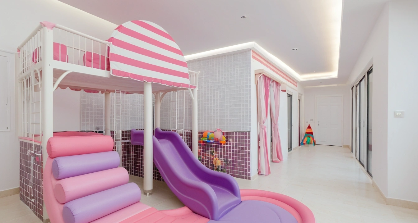 키즈 풀빌라 - 키즈 풀빌라 예약 플랫폼 할인 쿠폰과 실제 결제 금액 비교법 (Kids Pool Villa, Kids Pool Villa Interior)